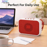 DPM Portable Bluetooth Speaker with Mic, RGB Lights, Deep Bass Sound, USB TF FM Support