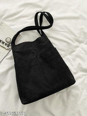 Corduroy Washable Trio Bag | Reusable Bag | Corduroy Smart Carry Bag For Women And Girls