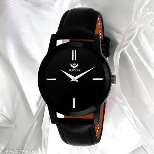 Lorenz Black Dial Men's Watch -Mk-103A