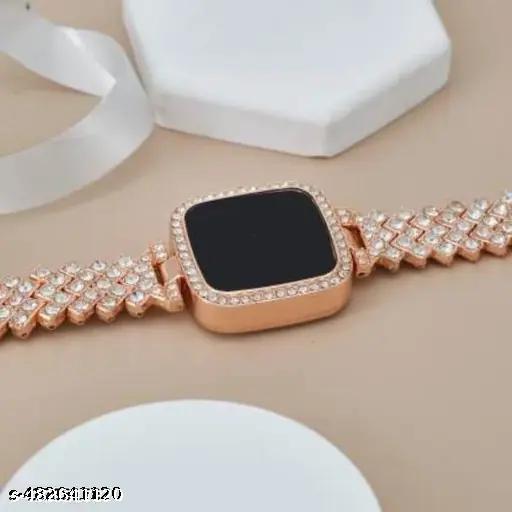 puthak rose gold digital girls watch