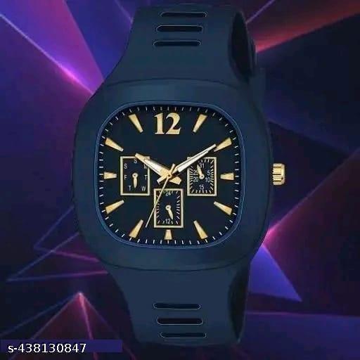 Analog Watches with Silicon Strap Stylish ADDI designer Watch For Mens & Boys