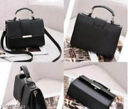 Elegant Light black Top Handle Crossbody Satchel Bag