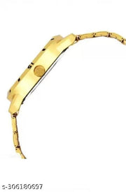 Spencher Exclusive Date & Day Function Golden Analog Watch For Men & Boy