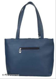Spacious Dark Tan, Blue, Beige Embellished Canvas Block Tote Bag for Women with 2 Pockets Ideal Large Shoulder Tote Bag and Handbag for Work, College, and Office Use