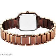 Newly Arrived Women Brown Stainless Steel Casual Watches