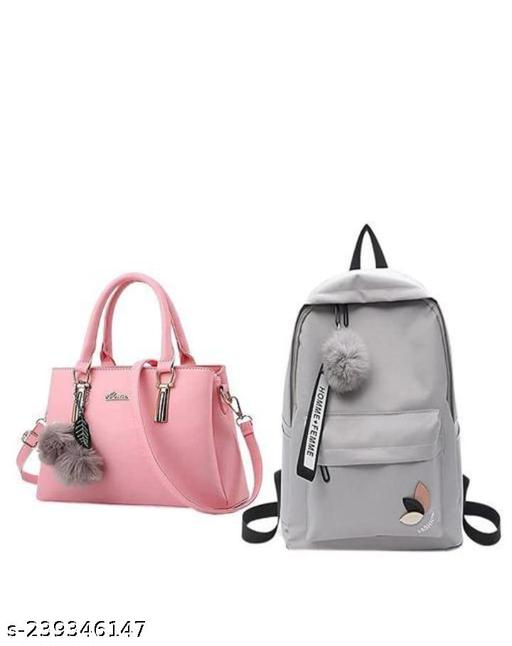 Handbag & backpack combo