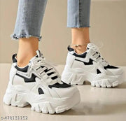 Flamby Stylish Tracking Shoes | Comfortable Sports Sneakers | Jogging,Tracking Fitness and Exercise Sneakers | Sports and Casual Fusion | Lightweight Women's Shoes