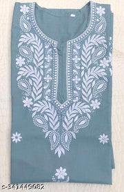 Cotton Chikankari Kurti