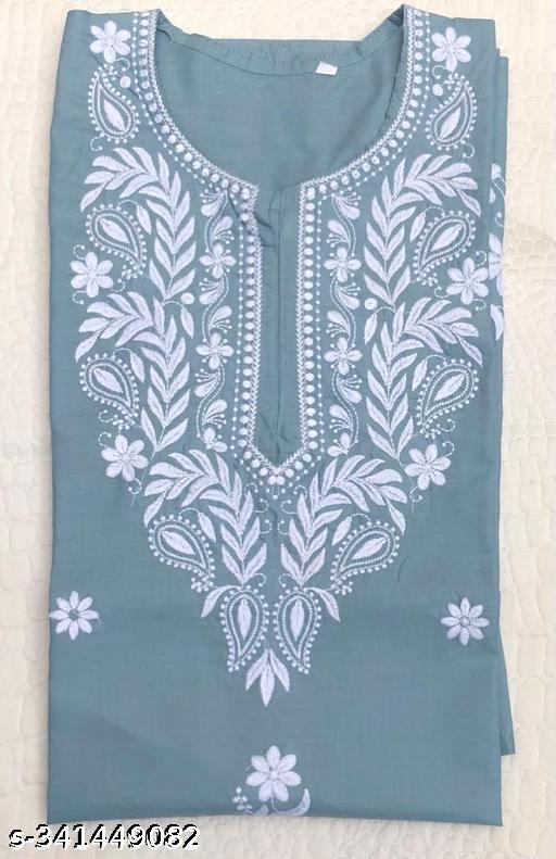 Cotton Chikankari Kurti