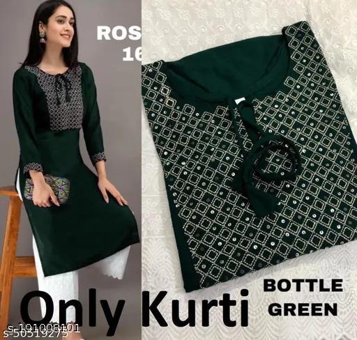 rayon kurti