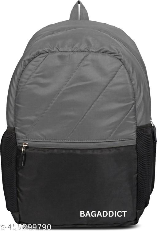 Mens Backpacks New Men 's Unisex Woman Backpacks / Men' S Bags / Men 's School Backpacks / Men' S Backpacks / Waterproof Bags / Bags BAGADDICT PG GREY BLACK 2008