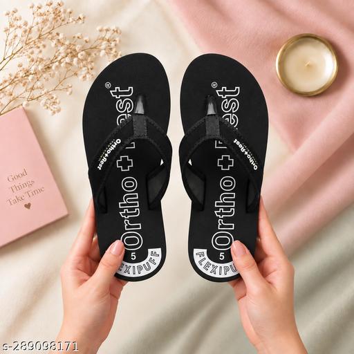 Men's Brown Synthetic Split Slippers| Eco-friendly slippers| Black slippers for men| Daily Wear Slipper For Mens