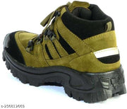 Men's Green Synthetic Leather Outdoor Casual Shoes - MRJ573