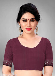 FASHION SOFT GEORGETTE WITH SIROSKI DIAMONDS WORK WEDDING CREATION & PARTY WEAR SAREE