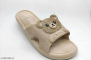 Women's Home Flip-Flops & Slippers Summer Indoor Bath Couple Bathroom Non-slip Unisex Sandals and Slippers Cute Teddy Flip Flops || Daily wear || Casual Wear ||