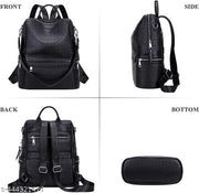 Bohobuzz Backpack Purse for Women Convertible Travel Vintage PU Leather Bag(Backpack,bag,backpack for women women bag fashion,stylish)