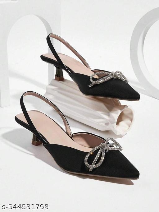 black women pointed pump heels