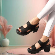 High Heel Stylish and High-heeled footwear adorned with artificial pearls Comfortable Sandals For Women's and Girl's|Stylish Heels Sandal for Womens