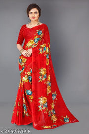 Print Daily Wear Georgette Saree