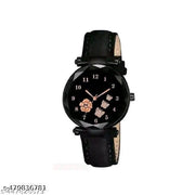 PG CREATION - Classy Analogue  Leather strap Causal Girls Women watches