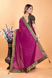 Lace Border Saree