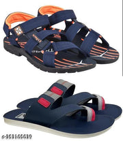 Men Stylish Comfortable Sandals & slipper Combo of 2