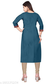 stylelist kurti with embraidered work