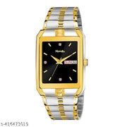 HMTR GP GOLDEN DAY AND DATE ANALOG WATCH FOR MEN AND BOYS