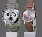 Classy Men Analogue Causal Sliver Stainless Steel Analog Watch