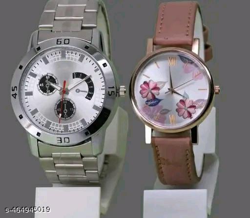 Classy Men Analogue Causal Sliver Stainless Steel Analog Watch