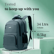 Sports By Tinytot 34 Litre, Stylish & Trendy Water Resistant Hi Storage School Collage Travel Laptop Backpack Bag for Boys, Girls, Mens &  Womens, 20 Inches