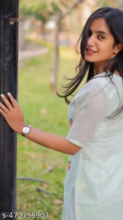 ORGENZA WORK KURTI