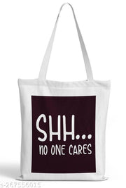 TrendoPrint Women & Girls Extra Spacious Cotton Multicolor Tote Bag-NTB112