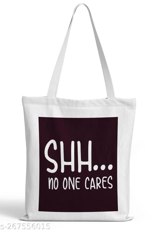 TrendoPrint Women & Girls Extra Spacious Cotton Multicolor Tote Bag-NTB112