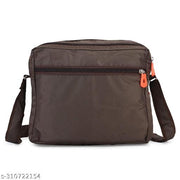 MIOS Essentials Men's Sling Bag Stylish Cross Body Travel Office Business Messenger Bag for MEN & WOMEN (WATERPROOF) (BROWN) LARGE SIZE 6L