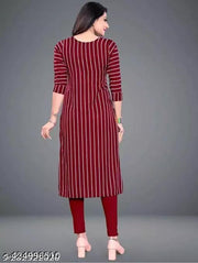 Polyster/Crepe fabric-Kurti For Women, Kurta For Women, Kurta, Women's Kurta, Casual Kurta For Women, Kurta For Women Latest Design, Office Wear Kurta For Women, Kurti, Kurti For Girls, Regular Wear Kurti For Women, Kurti On Lowest Price