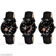 Analog Watch Combo For Women(Pack Of 3)