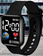 Black LED Digital watch For Boys & Girls