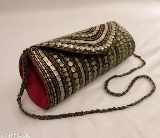 Bridal Handcrafted Hand Clutch/Handbag/Purse for Women and Girls