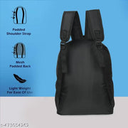 Backpack School Bag For Travel With Bottle Compartment | Trendy Water Resistant High Storage Bag For Men & Women | Boys & Girls Laptop Printed Backpack For College Gift