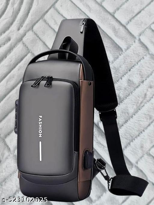 WomenBuzz Multifunction  Unisex Sling Bag , USB Charging Sport Sling Shoulder Bags,Crossbody Bag For Walking, Gym, Sport, Hiking, Cycling, Travel