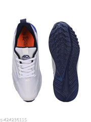 AADI Men's Dark Blue Comfortable Lightweight Outdoor Lace Up Classy Gym , Running , Walking Casual Sport Shoes