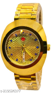 Kajal Ent Man Radd Mechanical Automatic Analoge wrist Golden watch