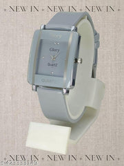 Best Quality Flower Designer Attractive Leather Belt Analog Watches for Women