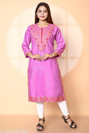 ParamountNx Women's A-line Kurti , Trendy Festive Wear, Size- S to XXL