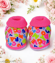NEW BORN BABY SHOES FOR BOYS AND GIRLS (PACK OF 6) COMBO OFFER  KID SHOES (PATTERN:-ABC , DOTS)