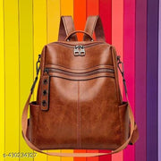 MomsyStore Leather Backpacks For Girls And Women
