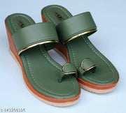 Uk Collection women Solid Toe-ring Heels