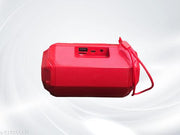 Triyansh Wireless Bluetooth Speaker 10W with Torch Light | USB, AUX, SD Card, Mic | Portable Party Speaker (Red)