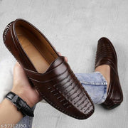 Men's jutti loafers shoes casual formal shoes formal mojari RK2110_Brown